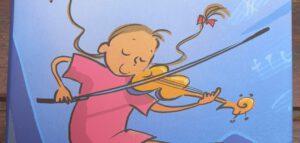 In het kinderboek Lotje Later leert een meisje vioolspelen.