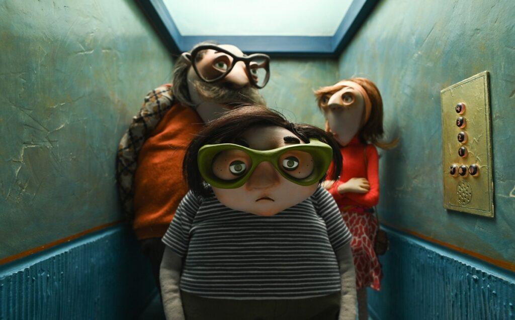 Mooie kinderfilm en stop-motionfilm Door dik en dun.